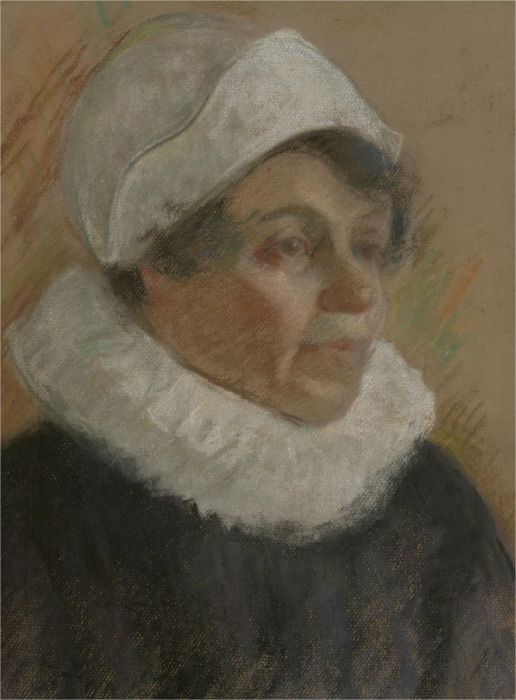 20th Century Pastel - Dutch Woman