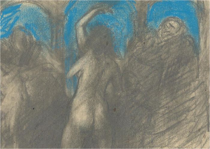 Dennis Gilbert  - 20th Century Pastel, Nude Figures