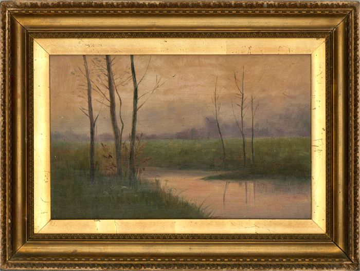 Late 19th Century Oil - A Blushing Dusk
