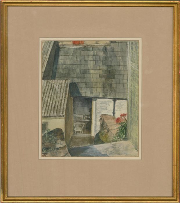 Richard Sorrell (b.1948) - 20th Century Watercolour, Cottage at Dittisham