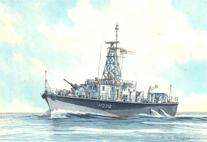 M.G. Pearson - Signed Mid 20th Century Watercolour, The Minesweeper