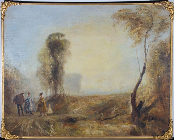 Attrib. Thomas O'Donnell  - Mid 20th Century Oil, Afternoon Walk