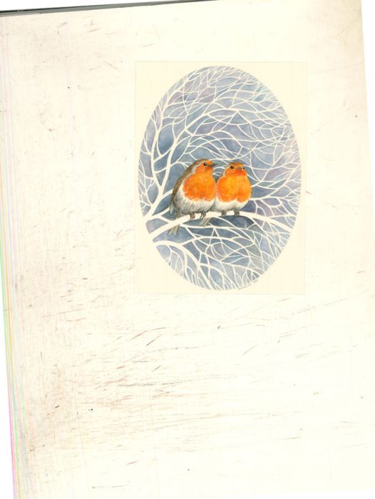 Frances Fry - 20th Century Watercolour, Two Little Robins