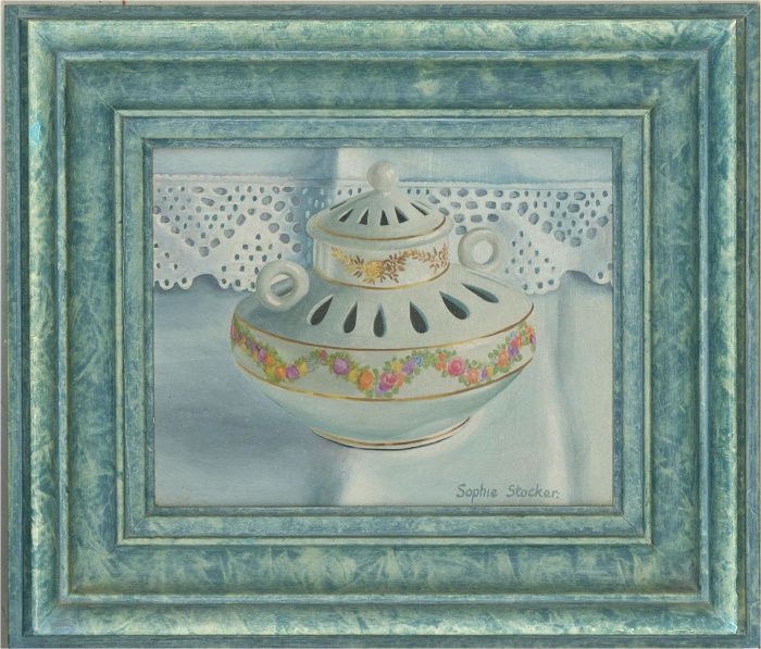 Sophie Stocker - 20th Century Oil, Pot-Pourri Vase