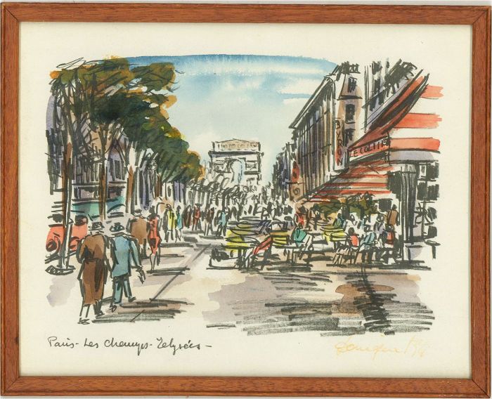 Dominique - 1989 Watercolour