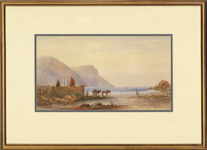 Late 19th Century Watercolour - Rustic Cove