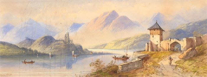 Edwin Earp (1851-1945) - Signed Late 19th Century Watercolour, Along the River