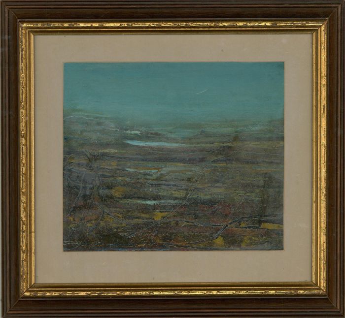 Pitie  - Contemporary Oil, Moorland Landscape