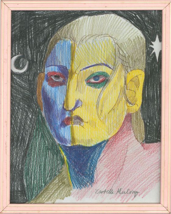 Isabelle Mulvany - 2021 Coloured Pencil, In The Darkness Of The Night