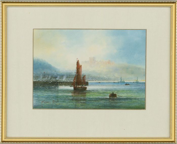 Fredee Bull - Signed and Framed 1975 Watercolour, Coming Home
