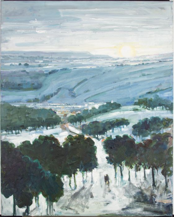 Ronald Moore - 2017 Oil, Black Mountains, Winter
