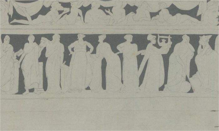 A Trio of 20th Century Paper Cuts - Greek Scenes