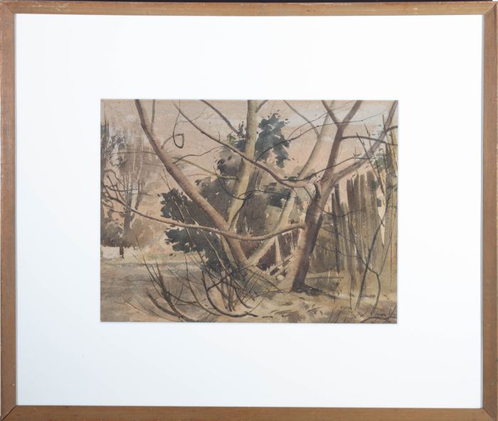 Joyce Perry  - 20th Century Watercolour, Woodland Study