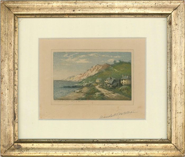 Early 20th Century Aquatint - Steephill Cove, Isle of White