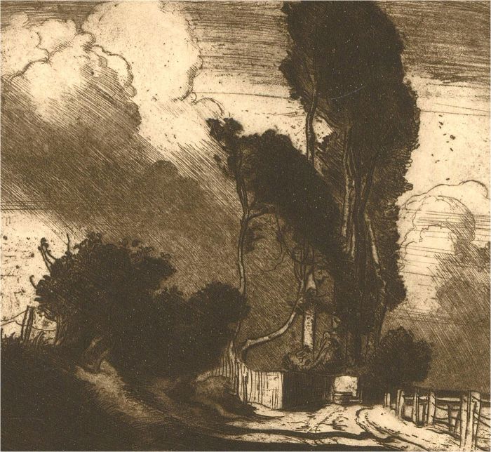After Sir Frank Brangwyn RA (1867-1956) - 1924 Photogravure, The Storm