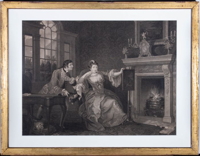 T. Cheesman (1760-1834) after Hogarth - 1820 Engraving, The Lady's Last Stake