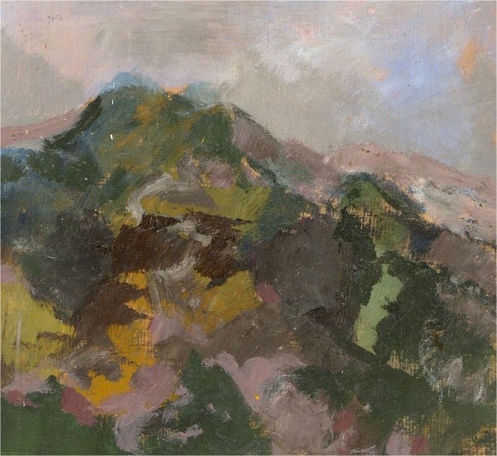 Mid 20th Century Oil - Mountain Landscape