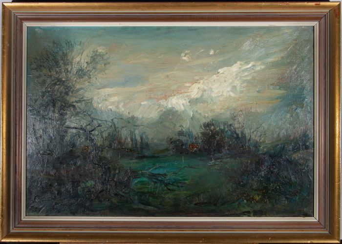 20th Century Oil - Stark Trees, Grey Sky