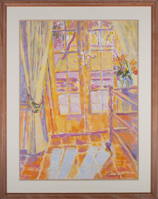 Elaine Fine - 1989 Oil, The Sun Room