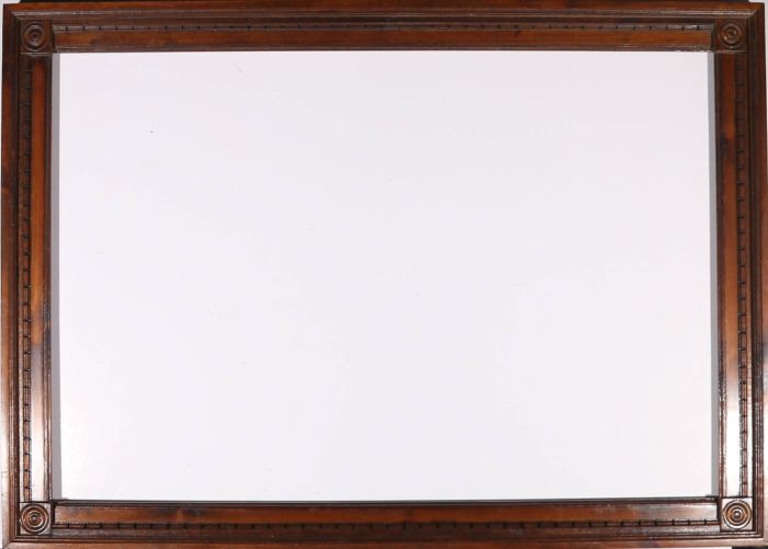 Very Large Early 20th Century Dark Wood Picture Frame - Greek Revival Style