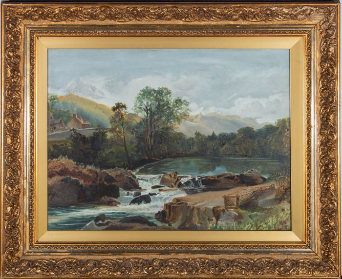 A. Ledson  - 1902 Oil, Near Capel Curig