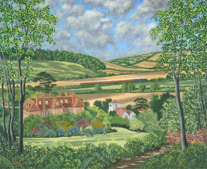 Gerry B. Gibbs - 2015 Oil, Gardening