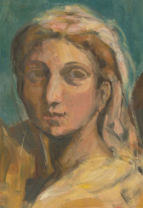 Paivio Westerlund Knighton (fl.1968-86) - 20th Century Oil, Portrait of a Woman