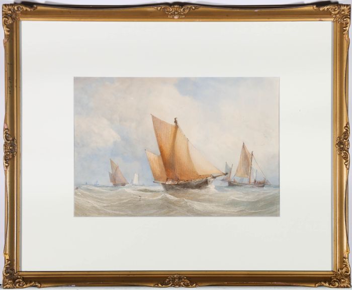 Attrib. G E Dawson - Framed Early 20th Century Watercolour, A Persistent Swell