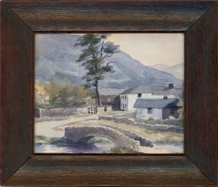 Framed Early 20th Century Watercolour - Welsh Landscape