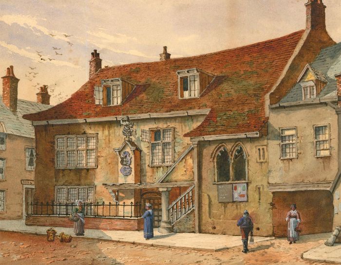 Late 19th Century Watercolour - The Town Hall