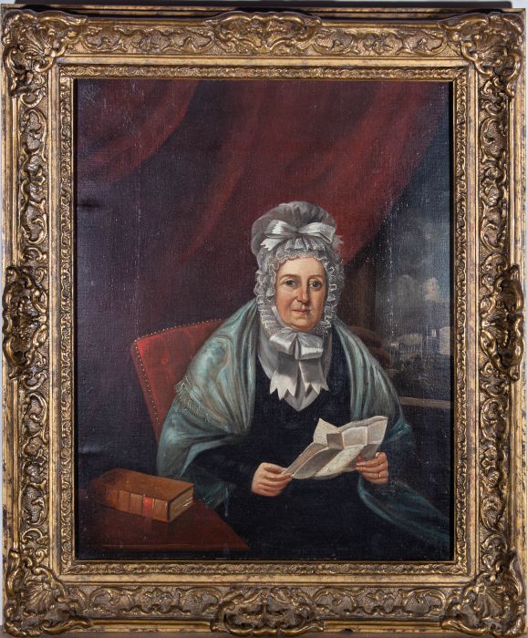 Georgian Portrait c.1820 Oil - Lady Of Beverley, Yorkshire