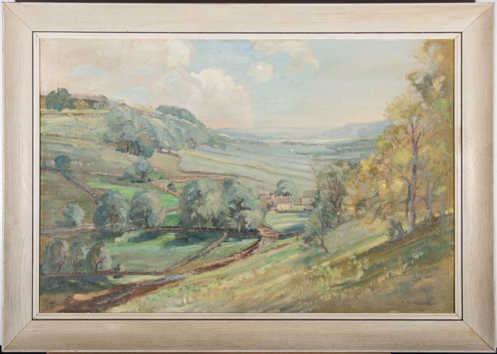 Gordon Clifford Barlow (1913-2004) - 20th Century Oil, Summer In The Dales
