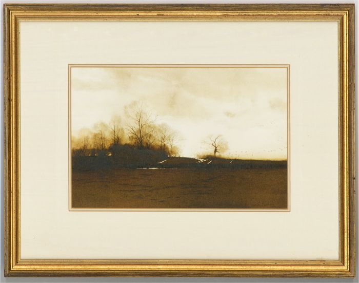 Martin Caulkin RI (b.1945) - 20th Century Watercolour, Late February