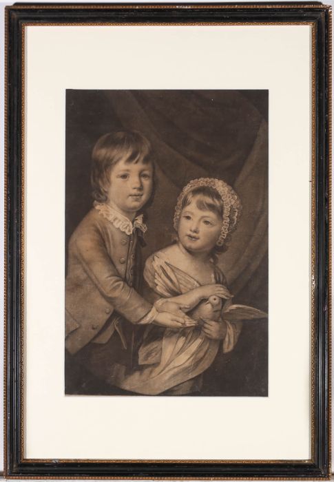 Valentine Green after Catherine Read - 1768 Mezzotint, Lord Newbattle & Lady Kar