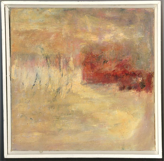 20th Century Oil - Abstract With Red