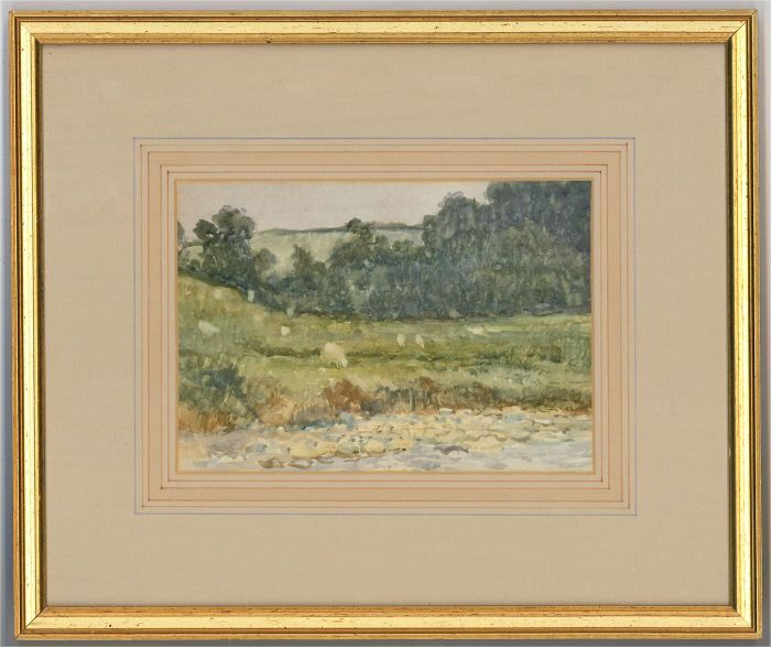 Thomas Simpson (1887-1926) - Early 20th Century Watercolour, Summer Meadow