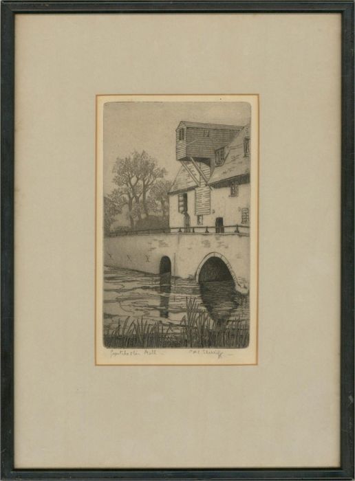 C. M. C. Sherriff  - Early 20th Century Etching, The Mill