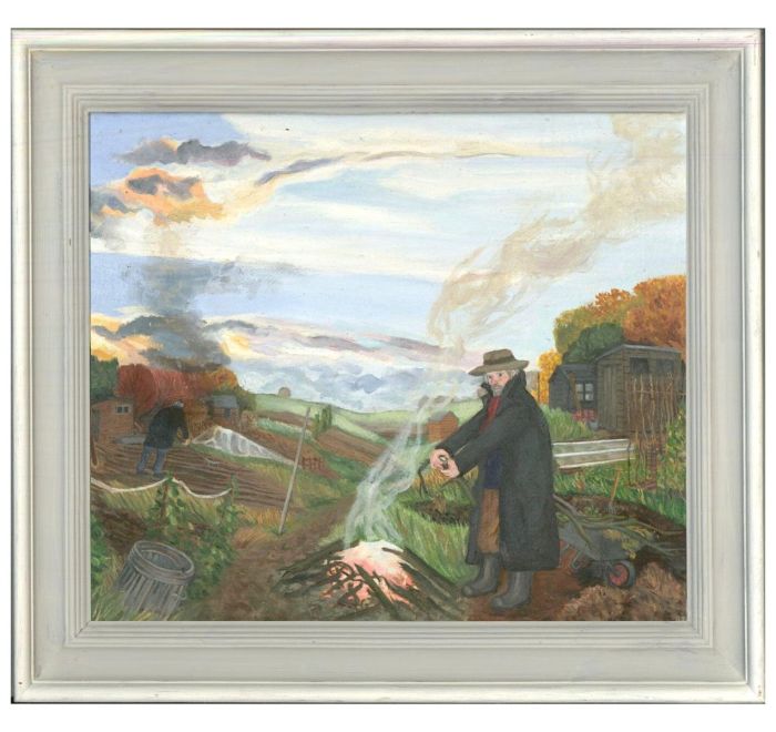 H. Brett  - 20th Century Oil, The Bonfire
