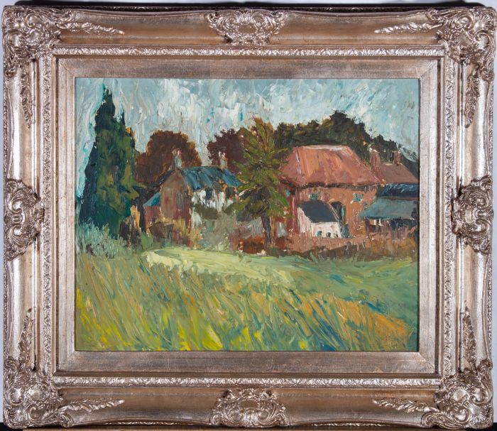 S. Holman  - Mid 20th Century Oil, Views of Cottages
