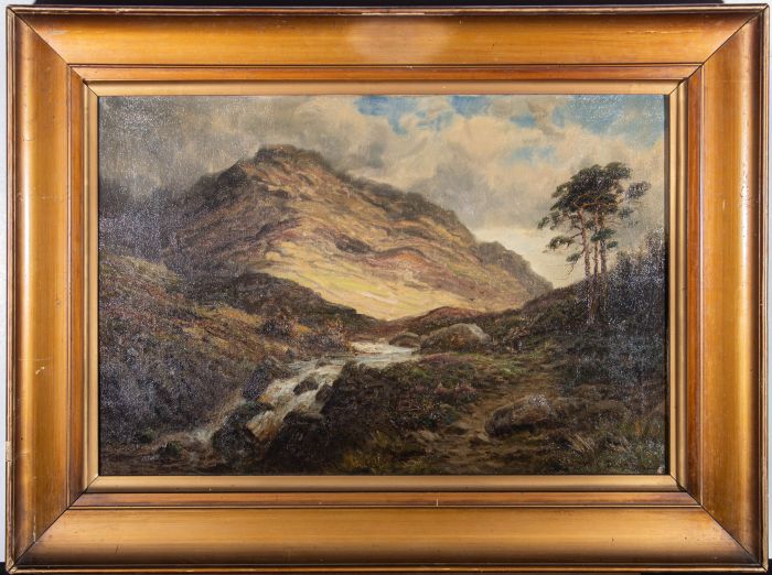 Tom Seymour (1844-1904) - Late 19th Century Oil, The Last Light