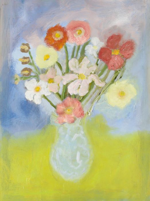 Peter McCarthy - Contemporary Oil, Pastel Flowers