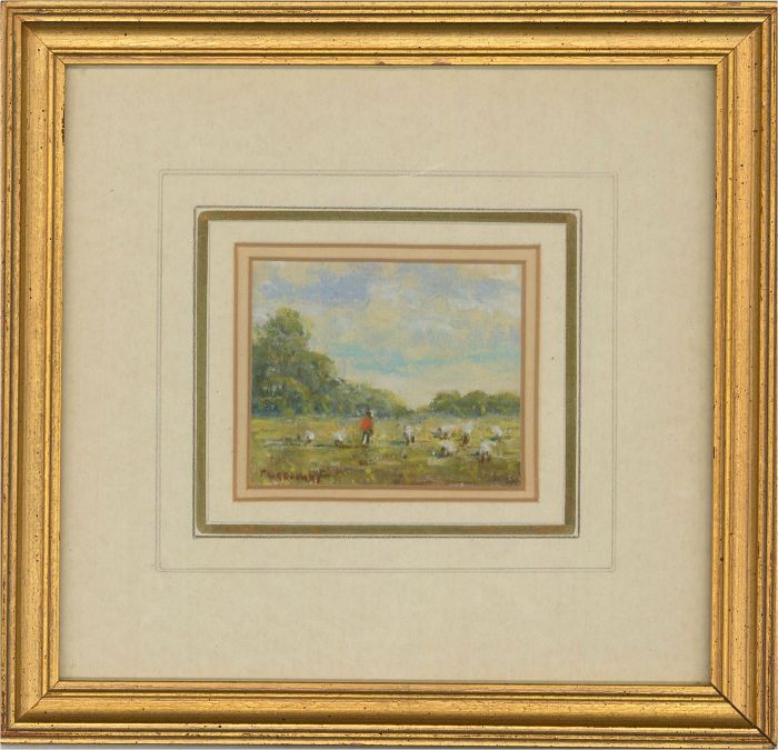Peter Coombs - 20th Century Oil, Sheep In The Meadow