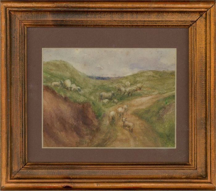 Early 20th Century Watercolour - The Herd