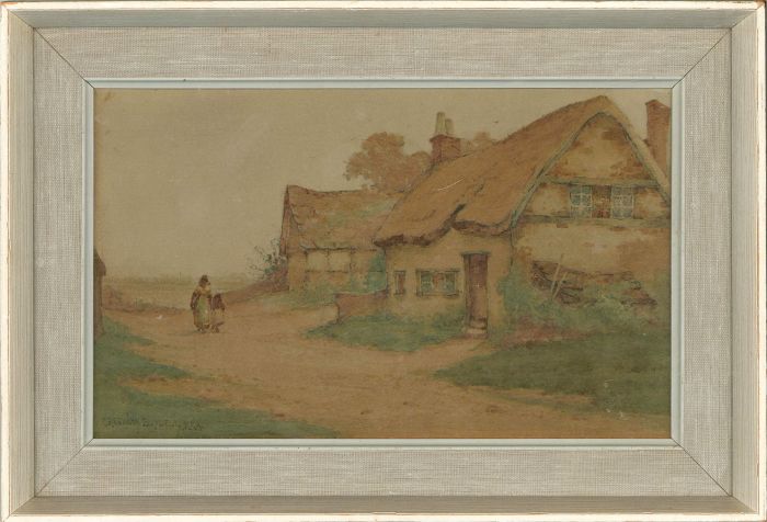 Creswick Boydell RCA (fl.1889-1916) -Late 19th Century Watercolour, Heading Home