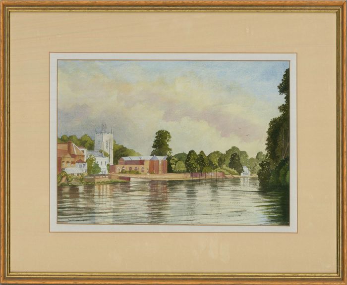 William Foreman (b.1939) - 1992 Watercolour, Afternoon On The River