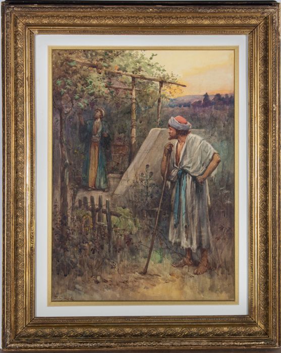 Evelyn Stuart Hardy (1865-1935) - Early 20th Century Watercolour, Biblical Scene