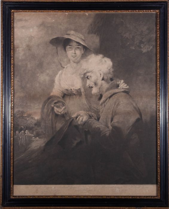 William Ward (1766-1826) after William Owen  - 1804 Mezzotint, The Blind Beggar