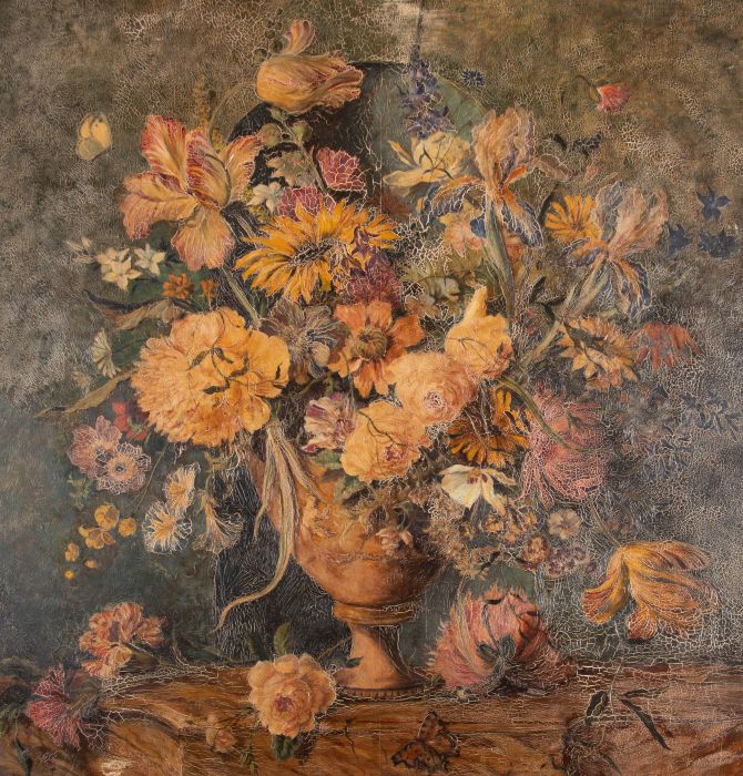 Mid 20th Century Oil - Summer Flora