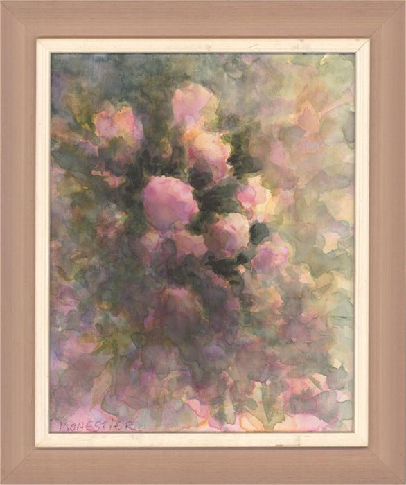 Fabienne Monestier (b.1962) - 2014 Watercolour, Les Roses