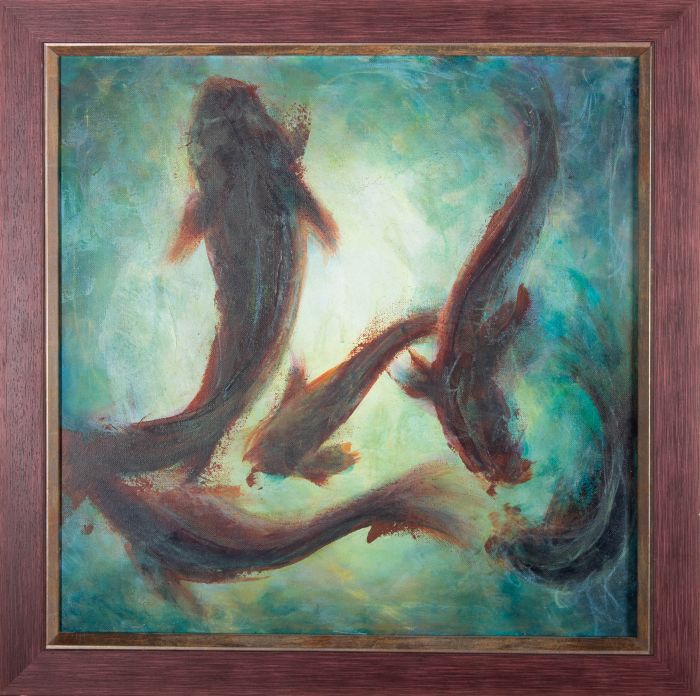 Fabienne Monestier - 2013 Oil, Carp